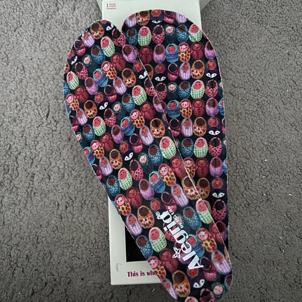 Alegria replacement footbeds